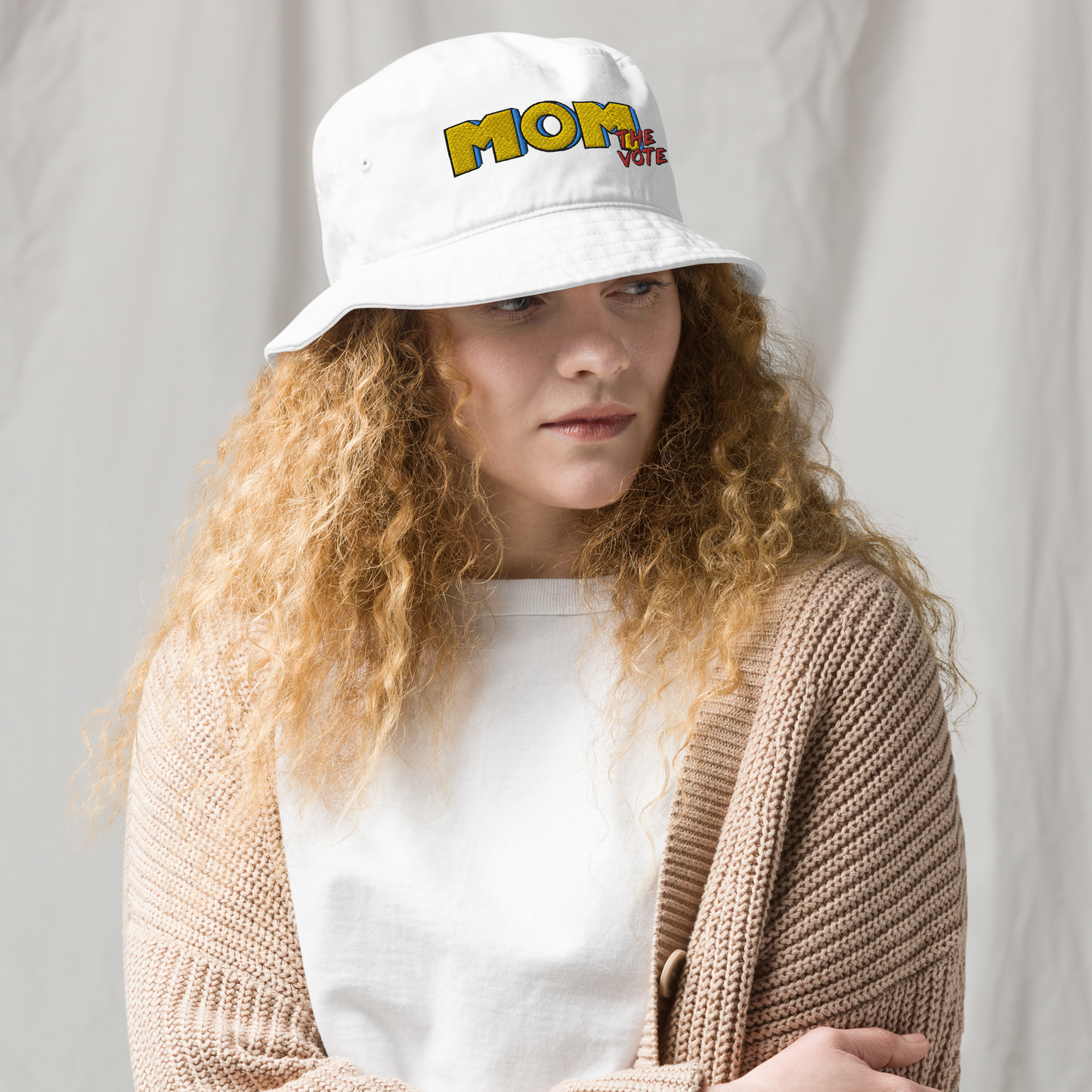 MomTheVote bucket hat