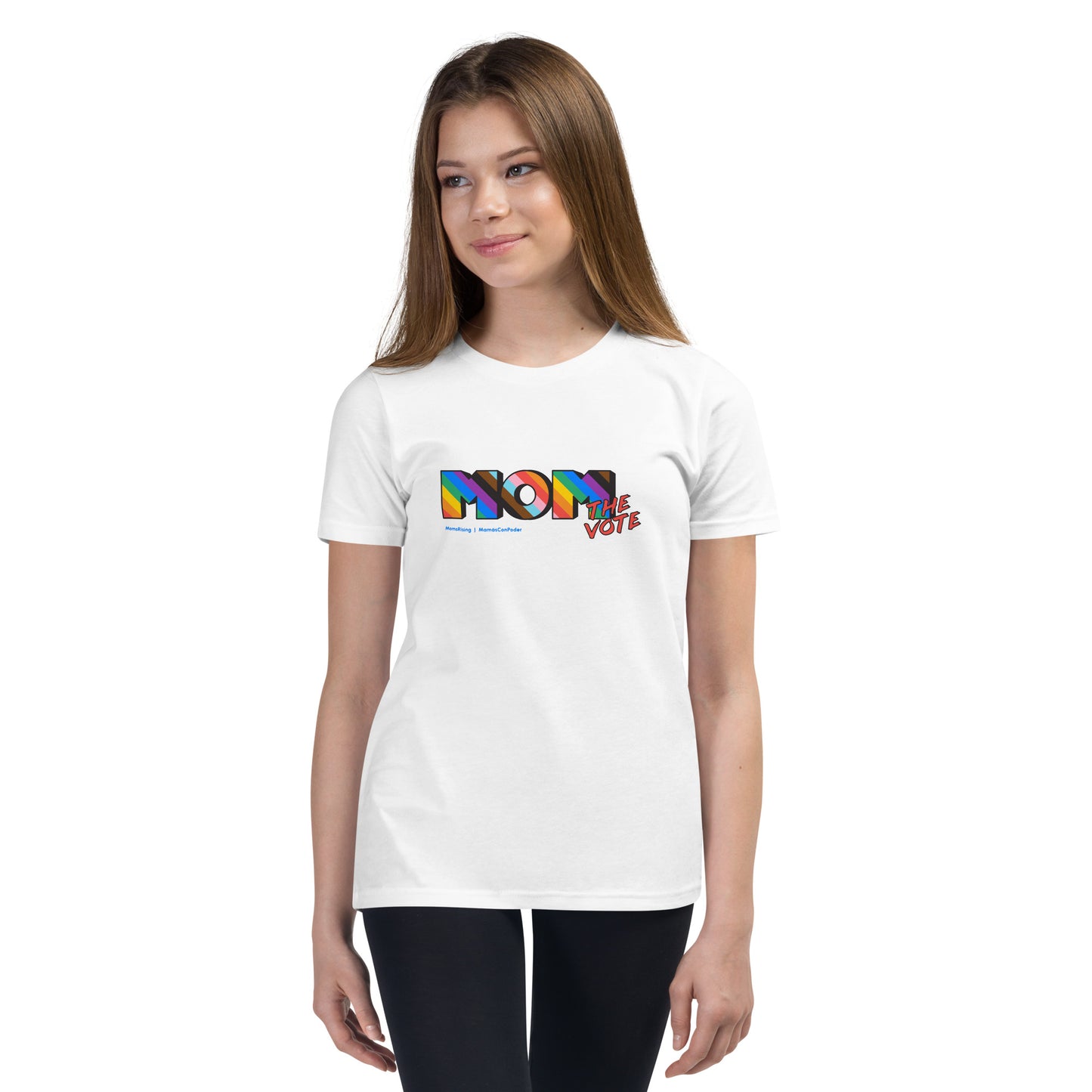 Rainbow MomTheVote Youth Tee