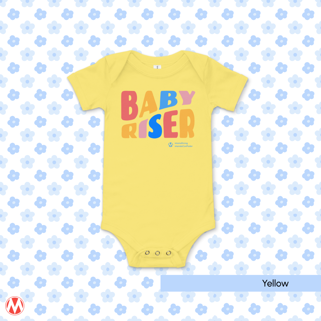 Baby Riser Bodysuit – MomsRising Merch