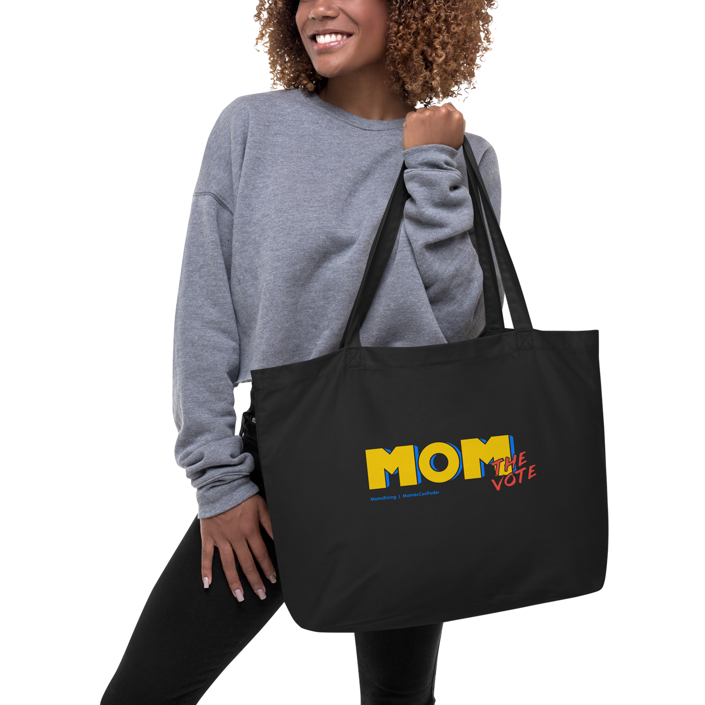 Mom the Vote tote bag