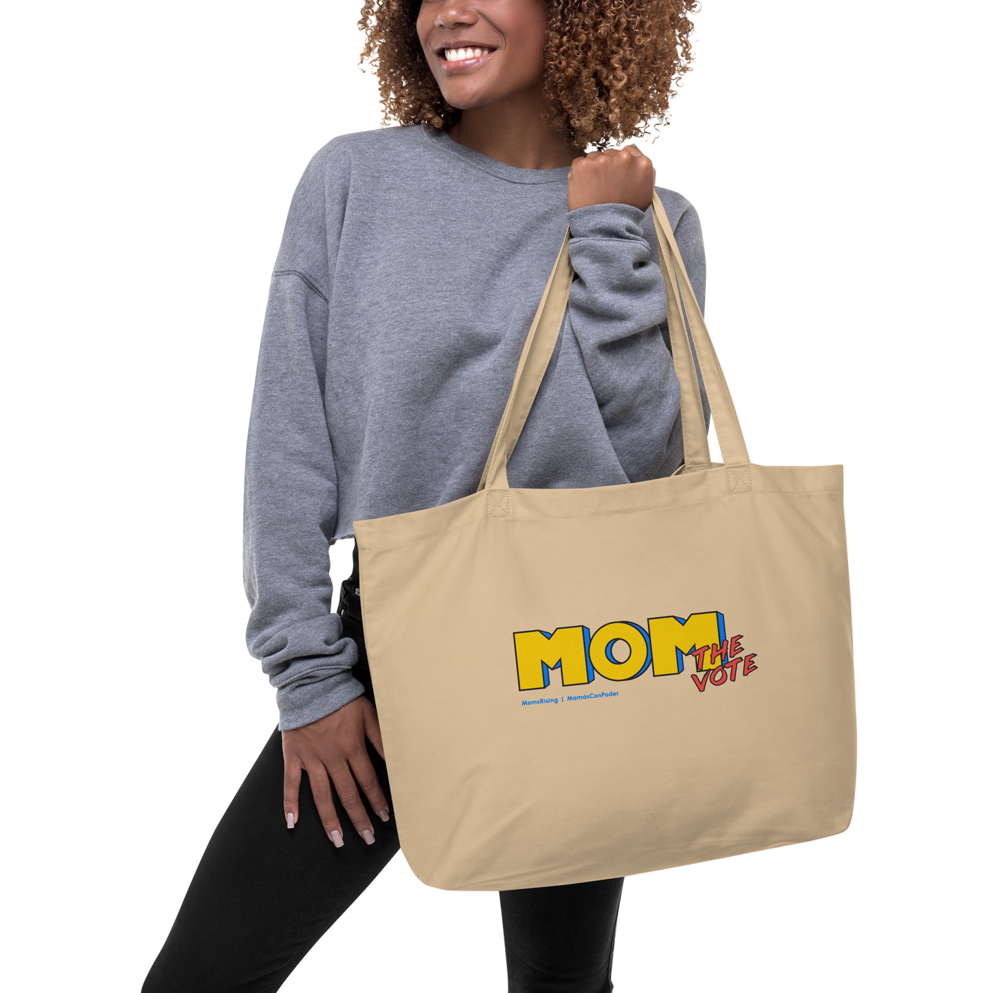 Mom the Vote tote bag