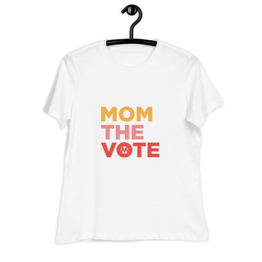 Mom The Vote, Curvy Fit t-shirt